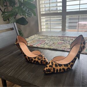 J. Crew Leopard Print Heels
